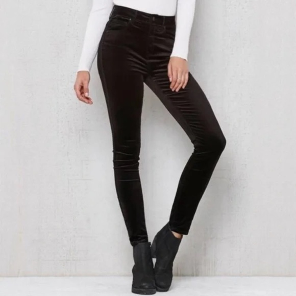 {PacSun} "Super High-Rise Skinniest" Slim Skinny Stretch Velvet Jeans Pants